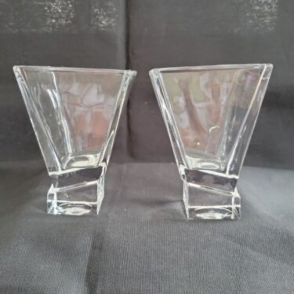 Joyjolt Carre Cocktail Glasses Set of 2 - Picture 2 of 6
